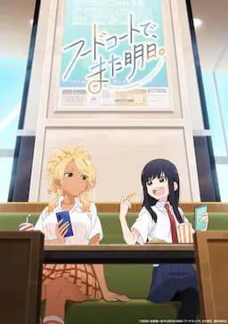 美食广场里的女高中生们在说啥