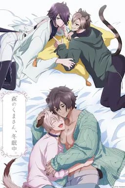 森林里的熊先生冬眠中